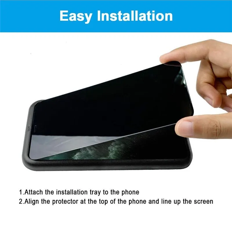 1-3Pcs Privacy Tempered Glass For iPhone