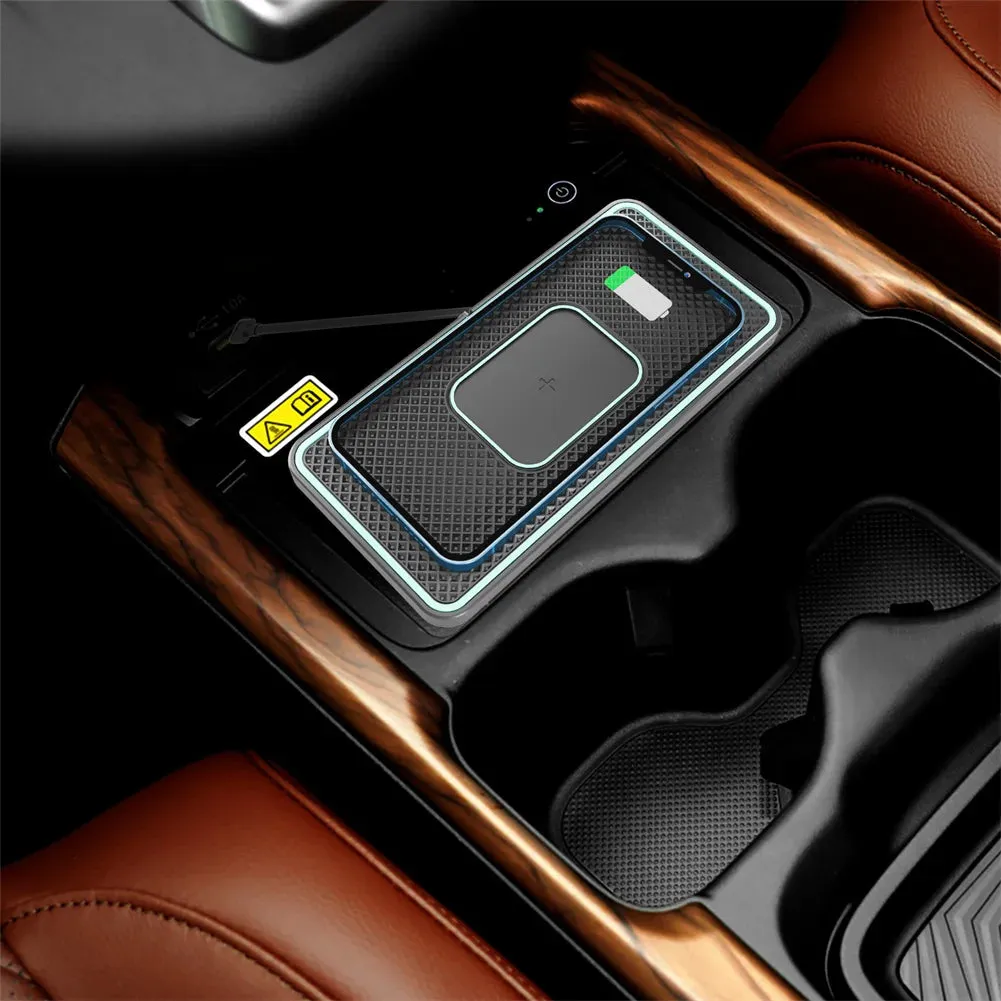 15W Wireless Car Charger Pad – Fast Charging Phone Stand