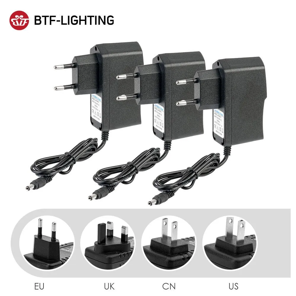 18650 Lithium Battery Charger Adapters 5.5mm*2.1mm 2.5mm 110-240V 3S Li-ion Polymer Wall Charger 12.6V 8.4V 16.8V 1A 2A 4.2V 1A