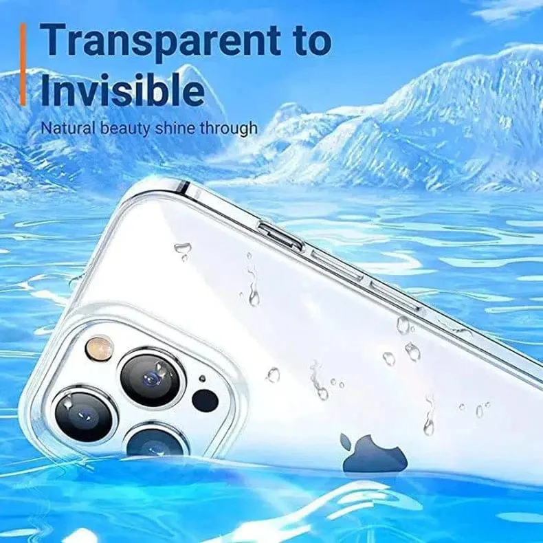 1mm Ultra Thin Clear Transparent Soft Silicone Phone Back Case for Apple iPhone