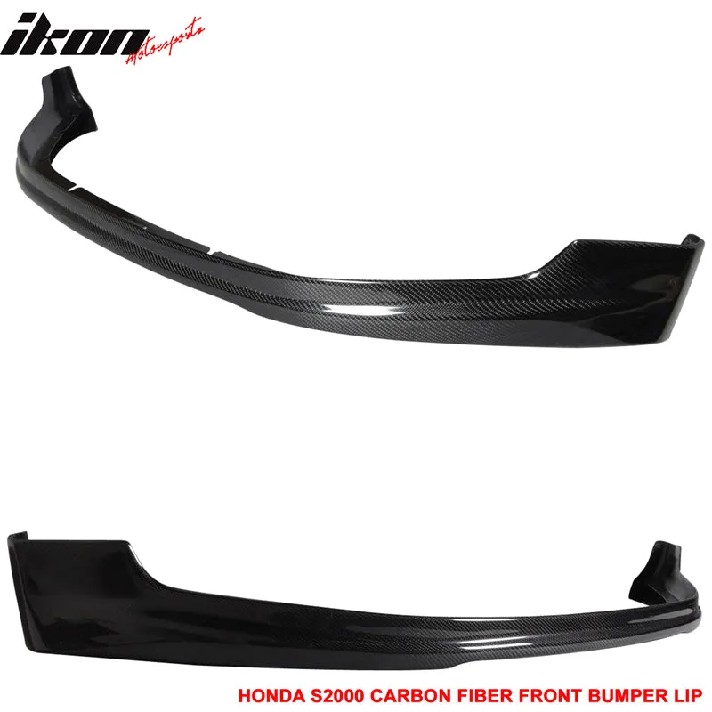 2000-2003 Honda S2000 AP1 T-R Front Bumper Lip Matte Carbon Fiber