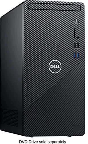 2021 Newest Dell Inspiron 3000 Desktop Computer, Intel Quad-Core i3-10100 Processor Up to 4.3Ghz, 16GB DDR4 RAM, 1 TB HDD, Wi-Fi, SD Card Reader, HDMI, VGA, Win10 Home, Black