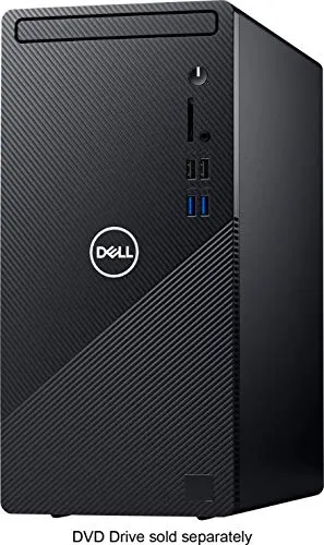 2021 Newest Dell Inspiron 3000 Desktop Computer, Intel Quad-Core i3-10100 Processor Up to 4.3Ghz, 16GB DDR4 RAM, 1 TB HDD, Wi-Fi, SD Card Reader, HDMI, VGA, Win10 Home, Black