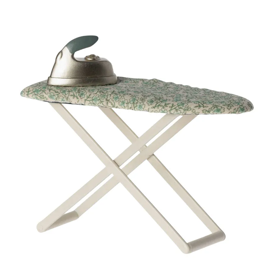 2023 Maileg Mouse Iron and Ironing Board with Green Floral