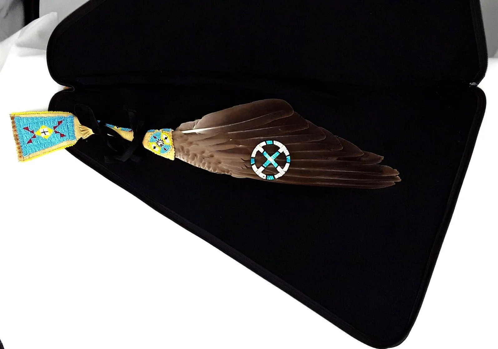 27 Inch Fan Case - Buffalo Jump Sage