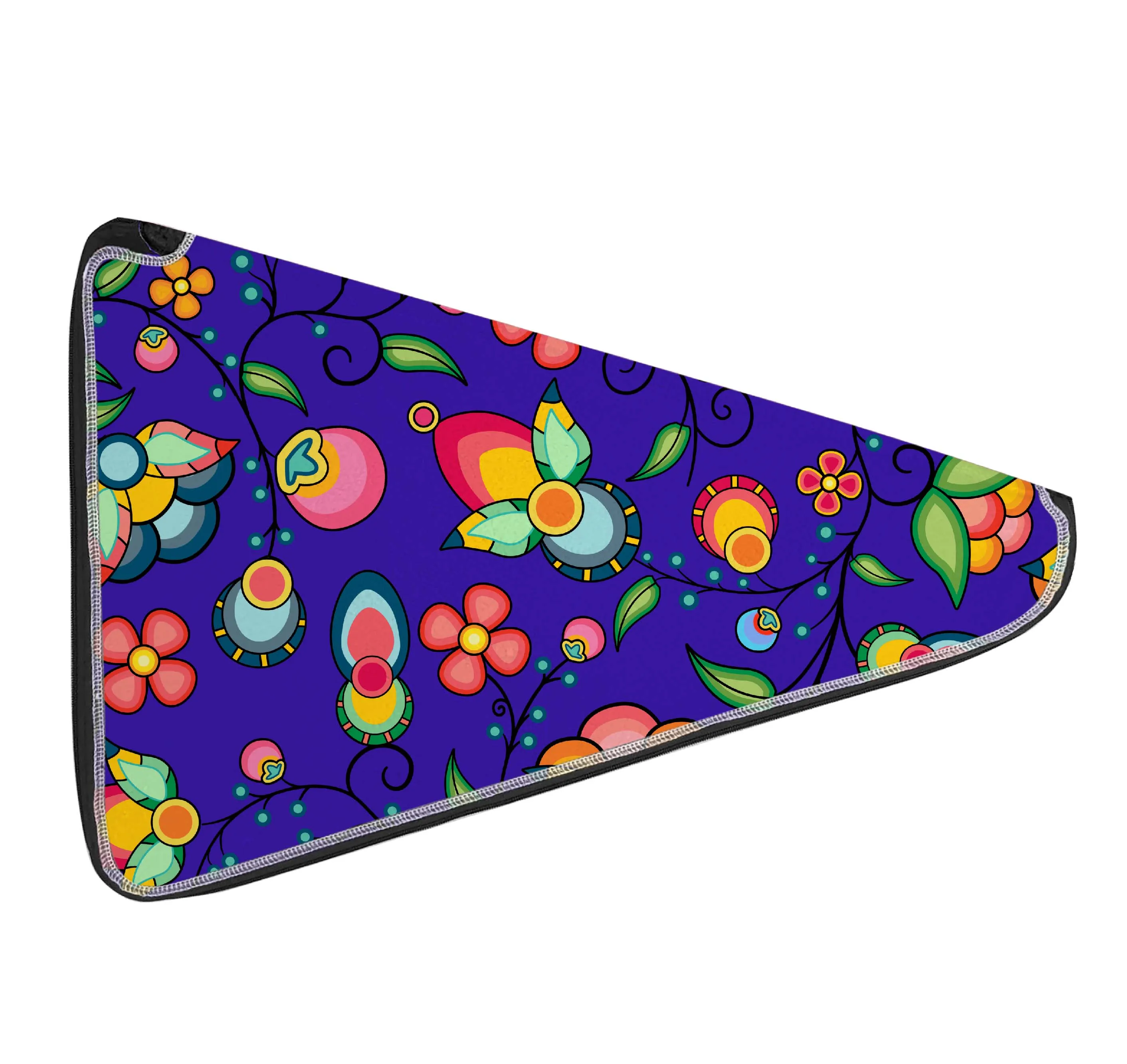 27 Inch Fan Case - Floral Bounty Blue