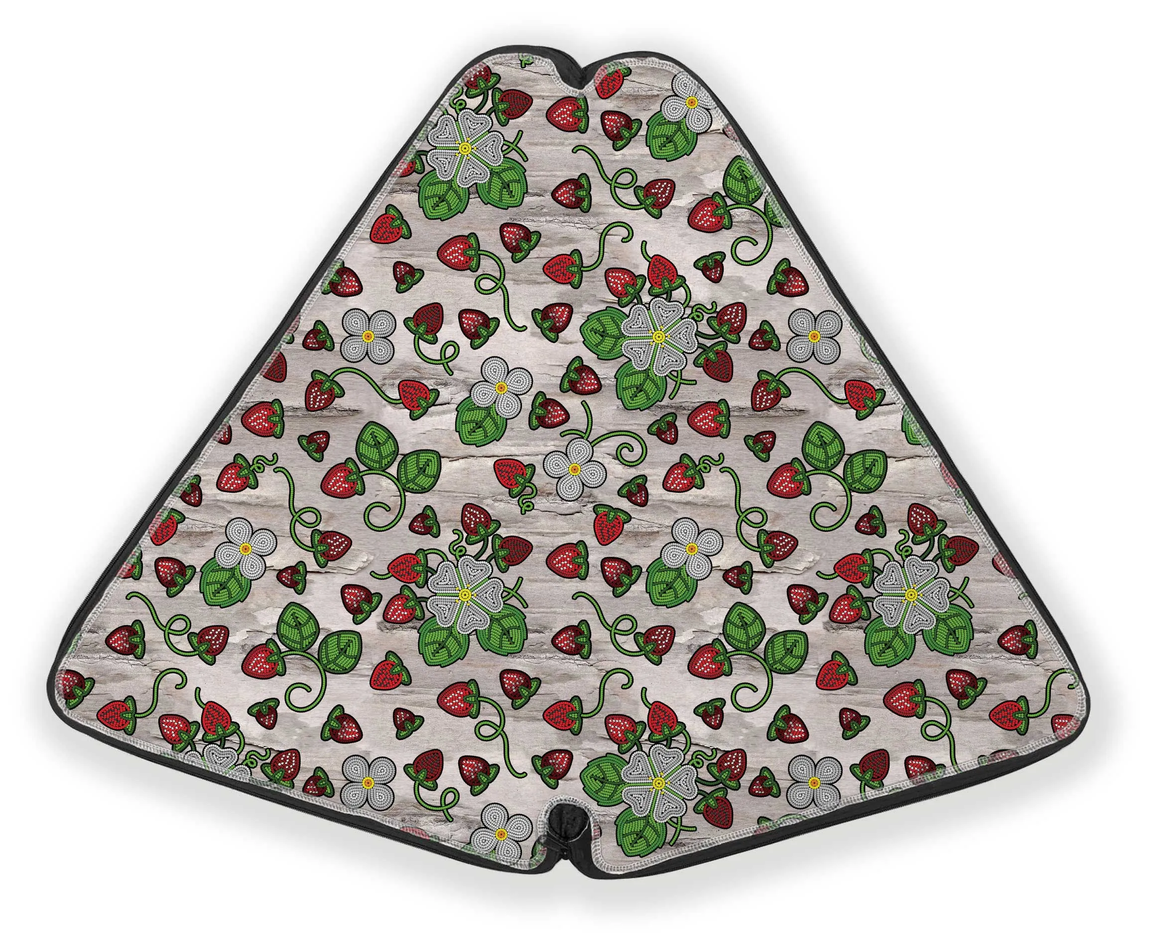 27 Inch Fan Case - Strawberry Dreams Bright Birch