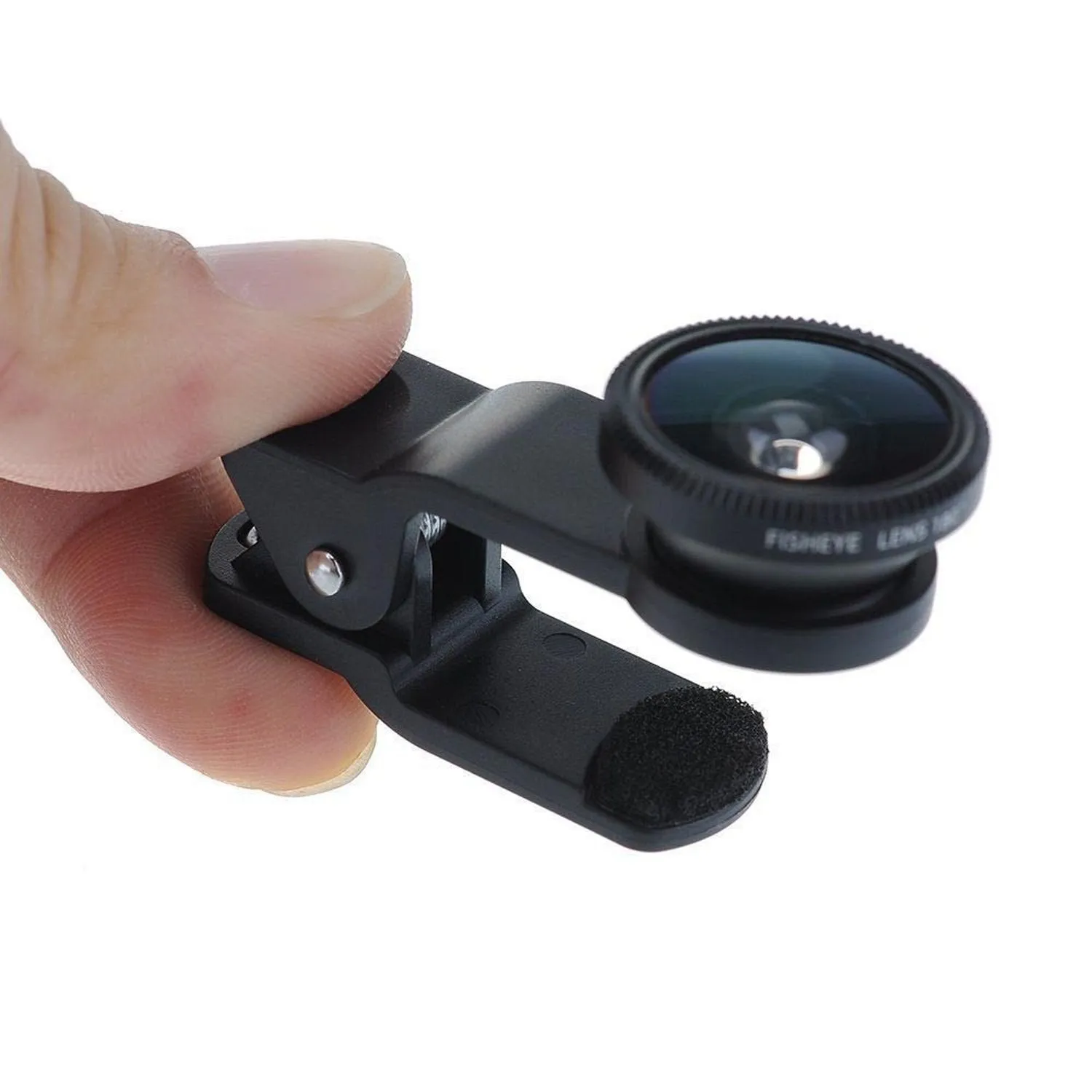 3 in 1 Cell Phone Camera Lens Kit -Fish Eye Lens, 2 in 1 Macro Lens & Wide Angle Lens Compatible for Android/iOS Devices