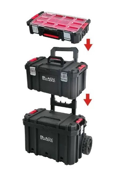 3 Piece Modular Rolling Toolbox Set