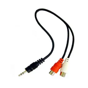 3.5 MM STEREO JACK 2 RCA JACKS