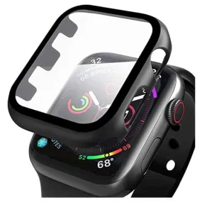 360 ° protective case for Apple Watch 44mm   tempered glass film