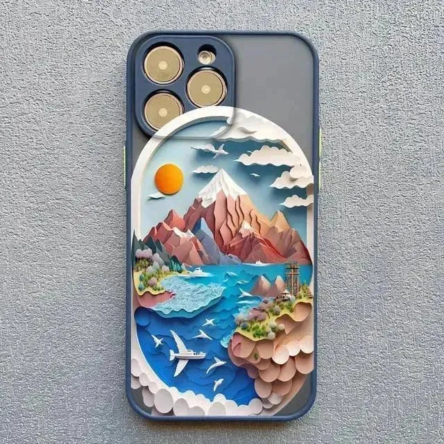 3D Beautiful Landscape Art Case (For iPhones)