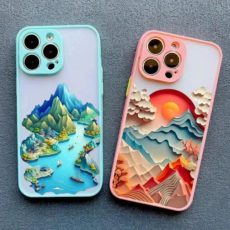 3D Beautiful Landscape Art Case (For iPhones)