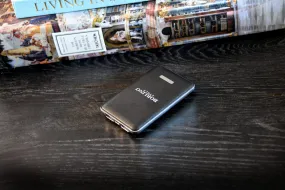 5000mAh Dual Port Leather Texture Power Bank