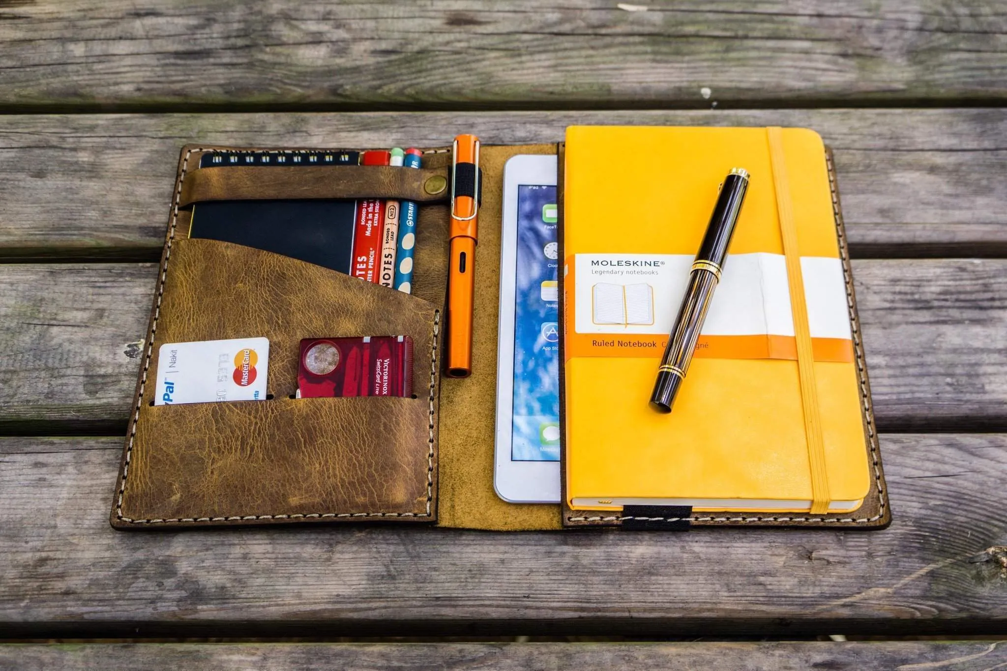 A5 Leather Notebook Cover for Leuchtturm1917 - Crazy Horse Brown