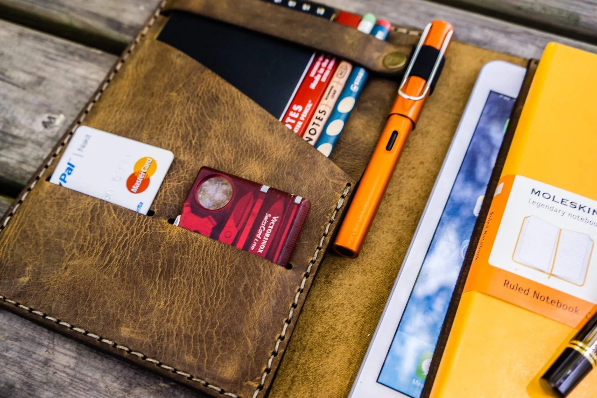 A5 Leather Notebook Cover for Leuchtturm1917 - Crazy Horse Brown