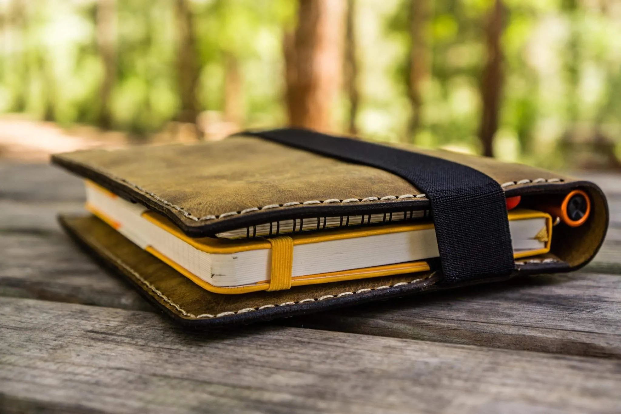 A5 Leather Notebook Cover for Leuchtturm1917 - Crazy Horse Brown