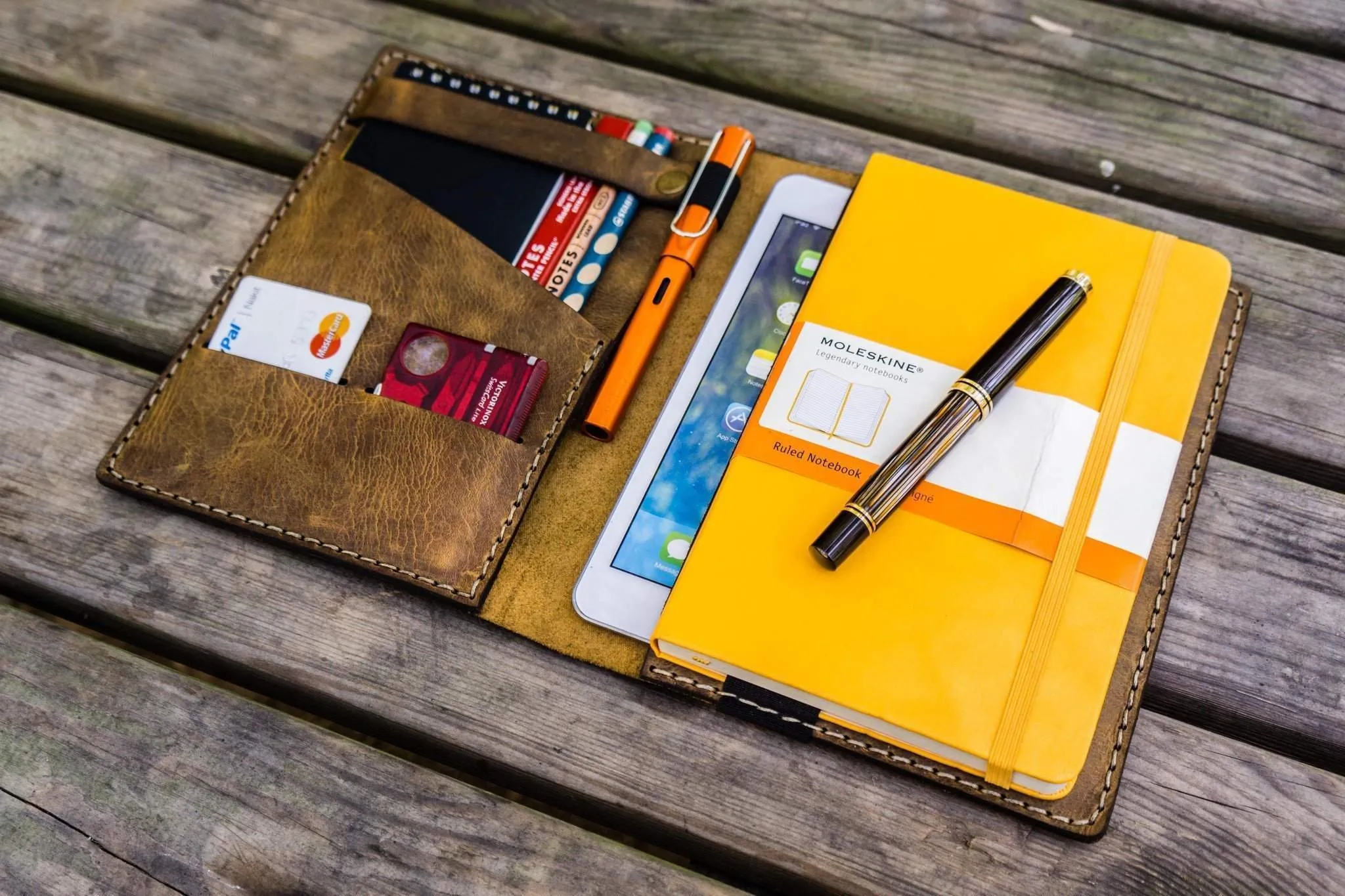 A5 Leather Notebook Cover for Leuchtturm1917 - Crazy Horse Brown