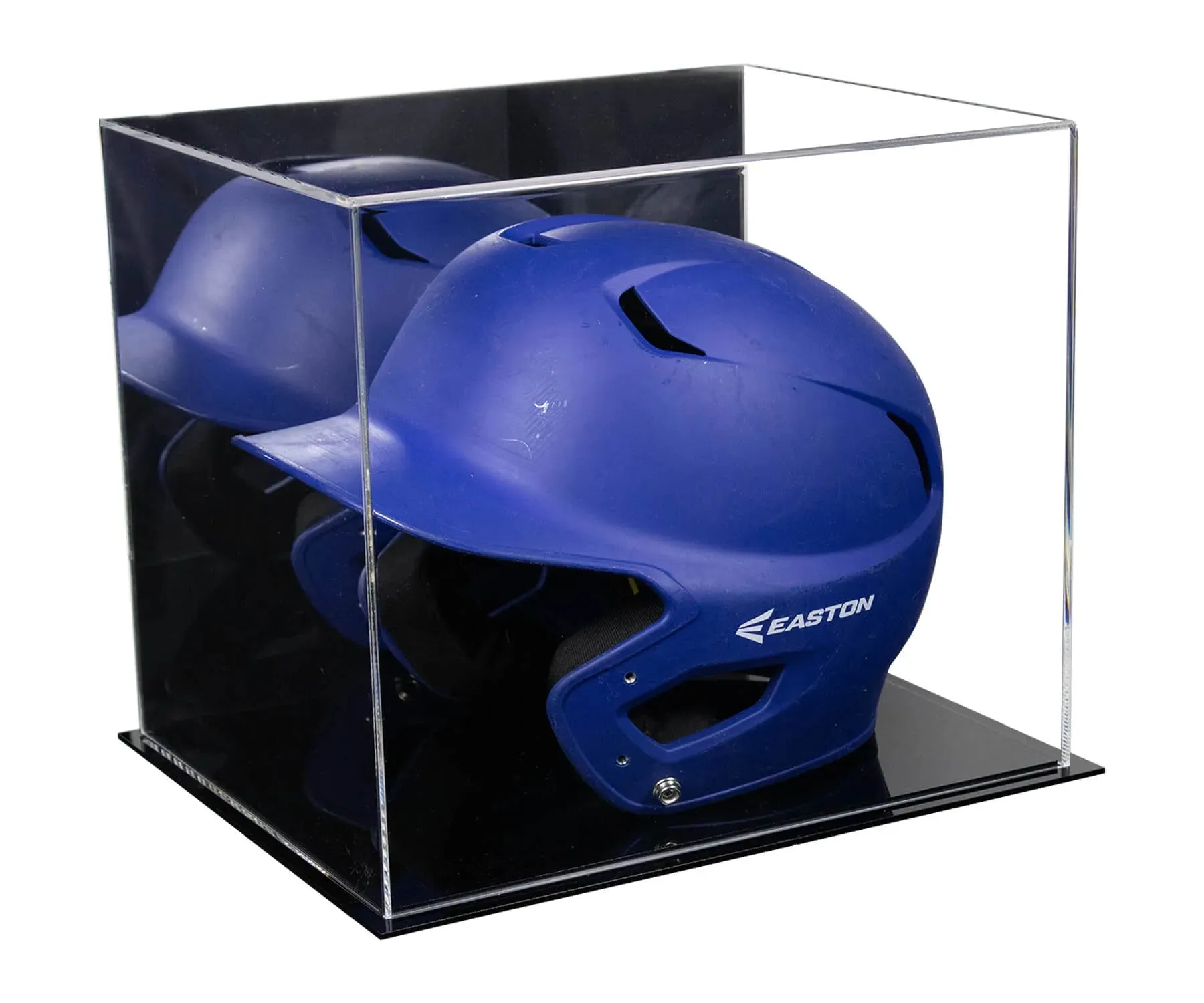 Acrylic Baseball Batting Helmet Display Case - Mirror  No Wall Mounts (V22/A012)