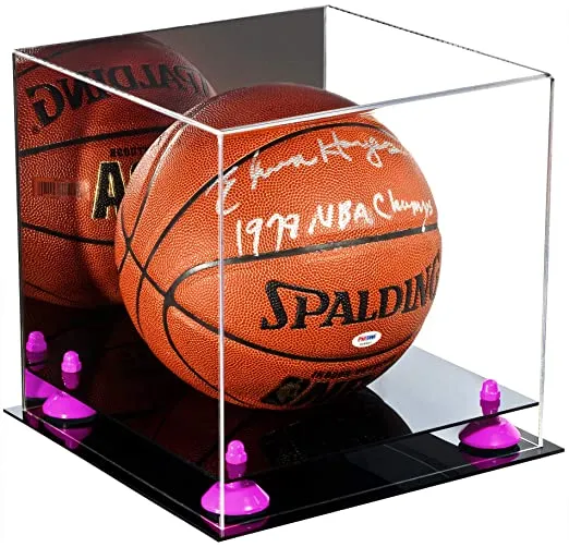 Acrylic Full Size Basketball Display Case - Mirror no Wall Mounts (B01/A001)