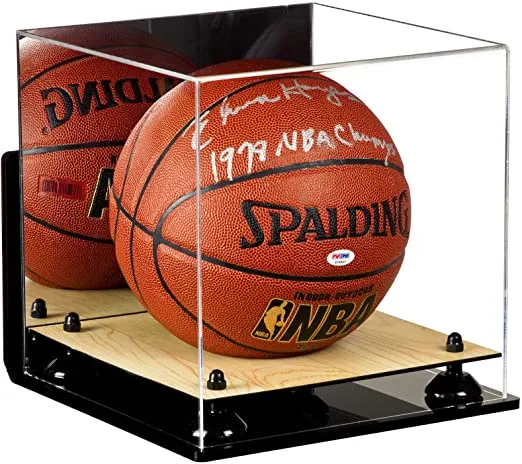 Acrylic Full Size Basketball Display Case - Mirror no Wall Mounts (B01/A001)