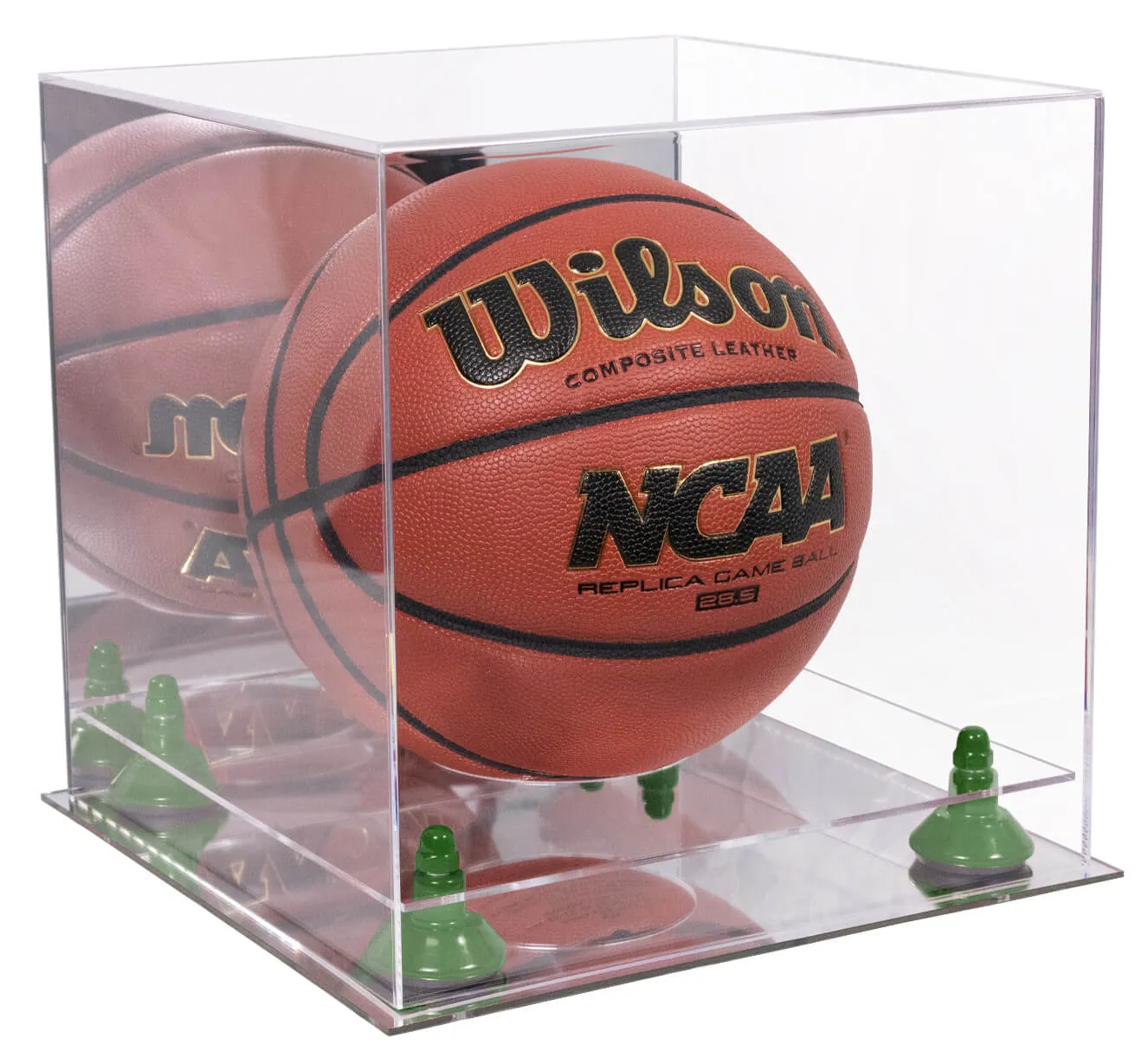 Acrylic Full Size Basketball Display Case - Mirror no Wall Mounts (B01/A001)