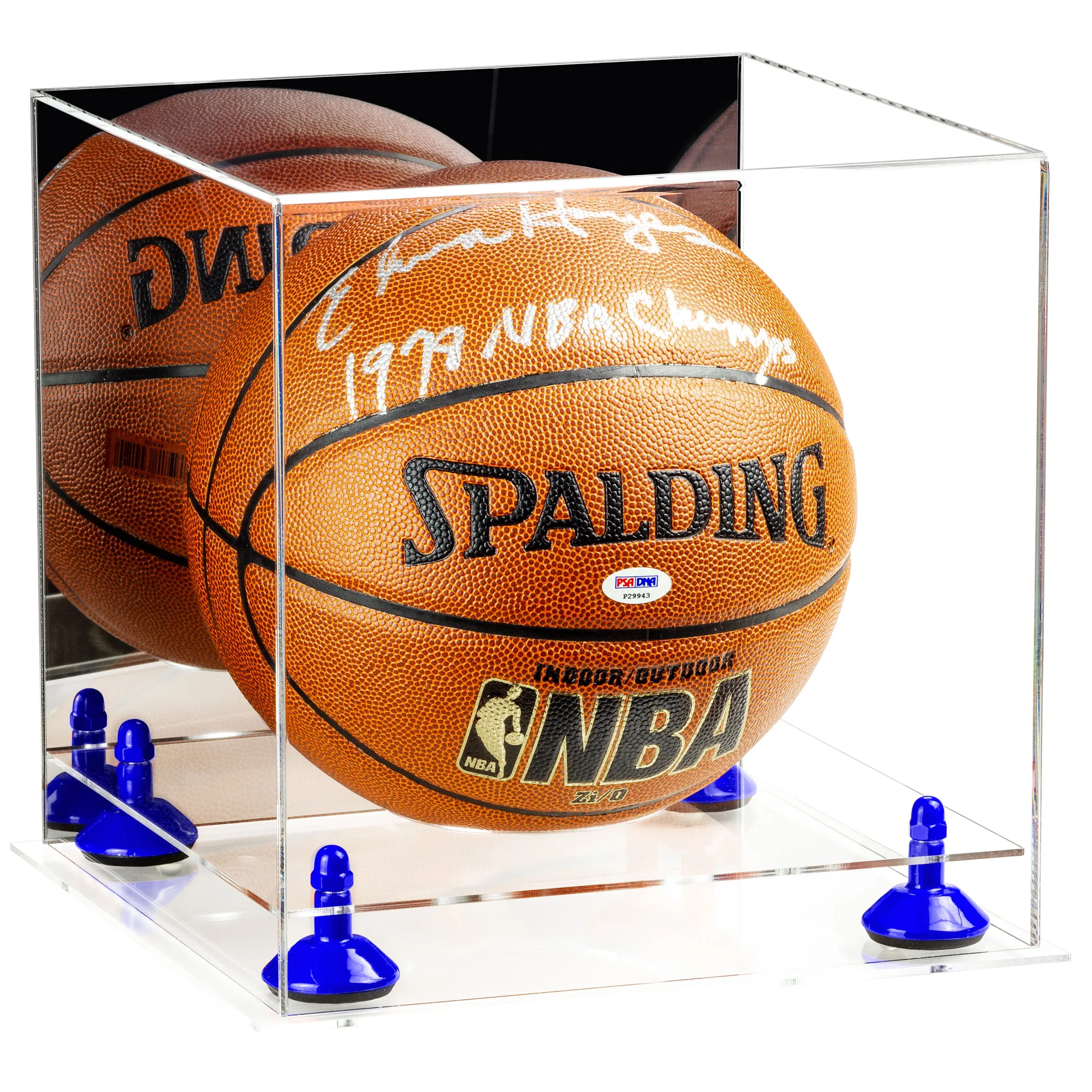 Acrylic Full Size Basketball Display Case - Mirror no Wall Mounts (B01/A001)