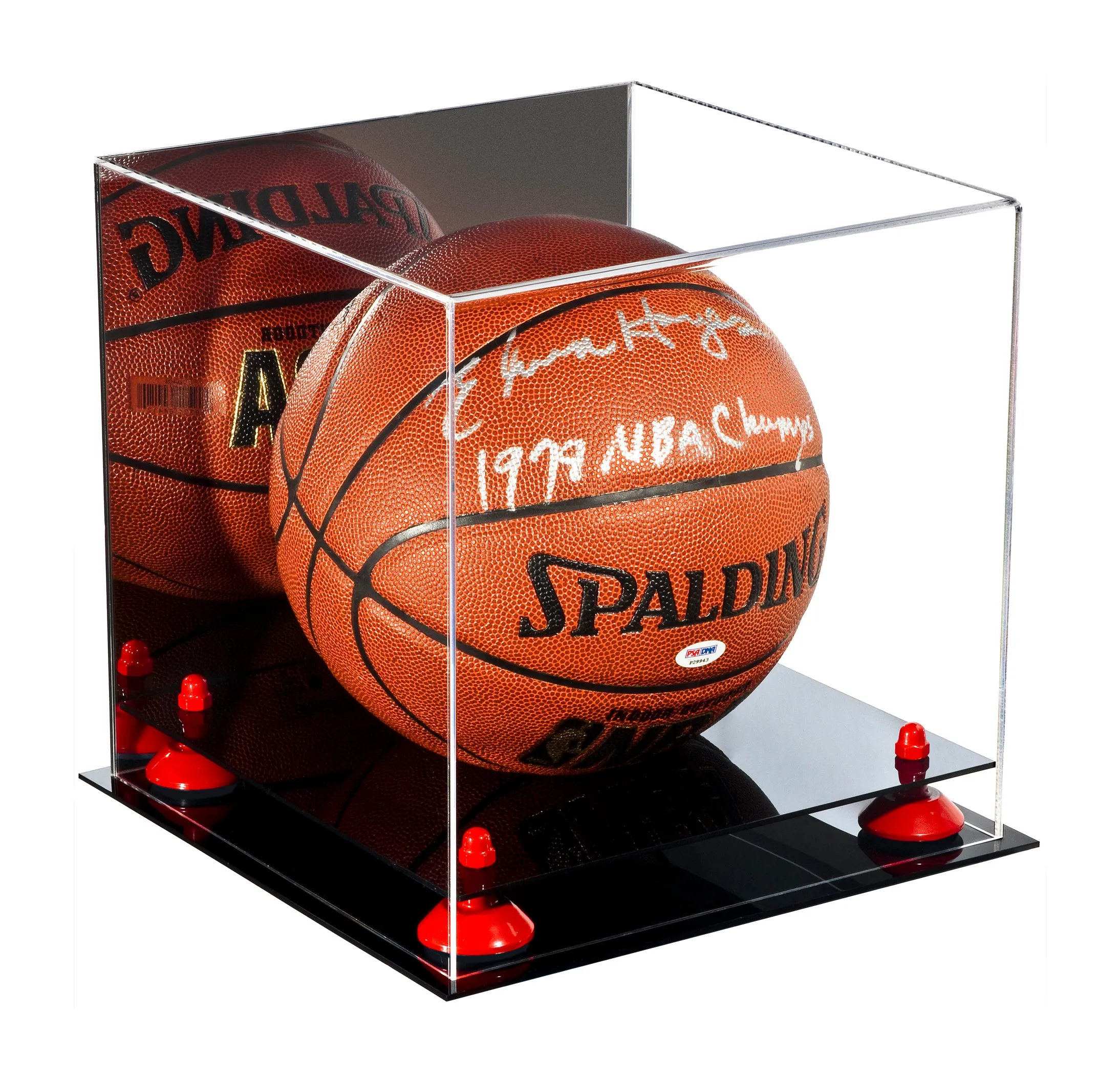 Acrylic Full Size Basketball Display Case - Mirror no Wall Mounts (B01/A001)