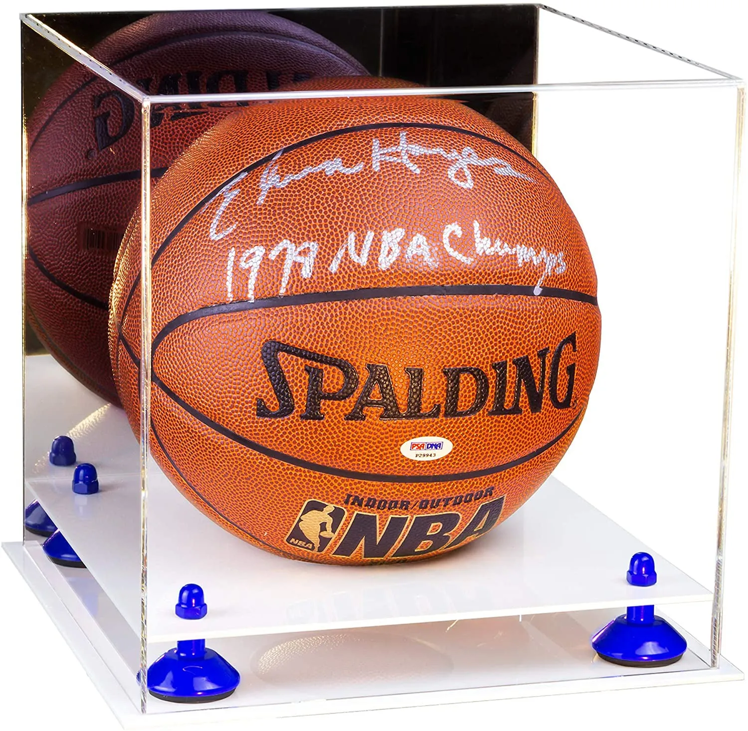 Acrylic Full Size Basketball Display Case - Mirror no Wall Mounts (B01/A001)