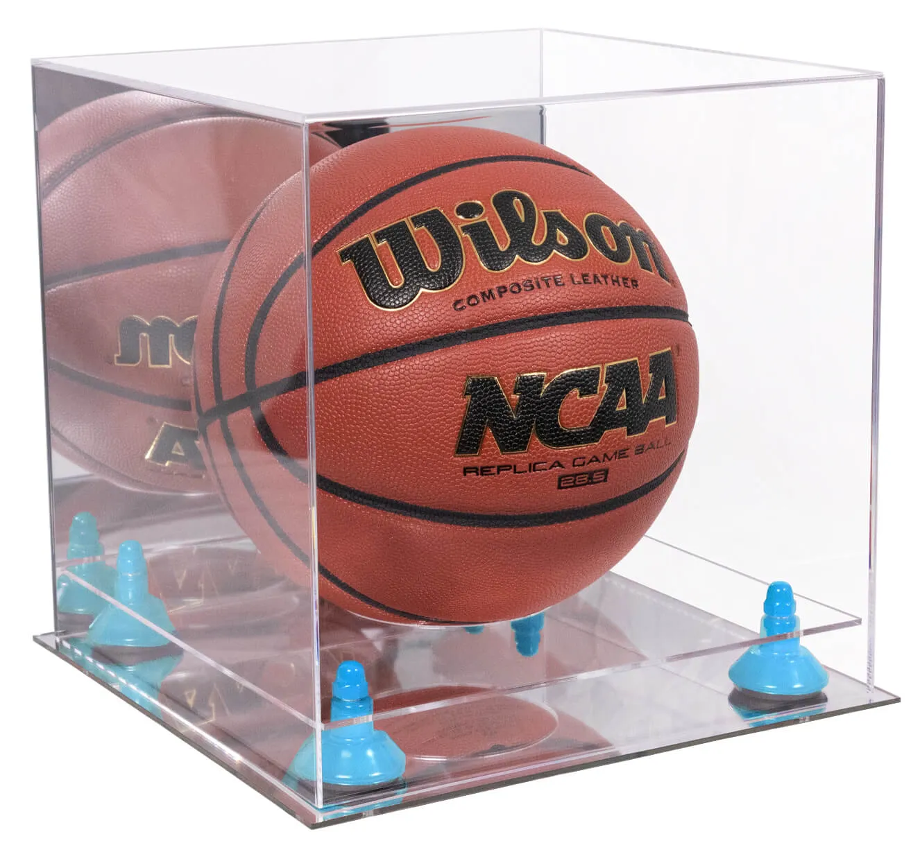 Acrylic Full Size Basketball Display Case - Mirror no Wall Mounts (B01/A001)