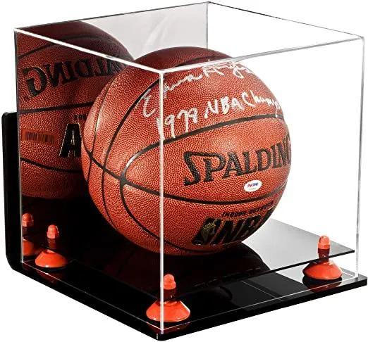 Acrylic Full Size Basketball Display Case - Mirror no Wall Mounts (B01/A001)