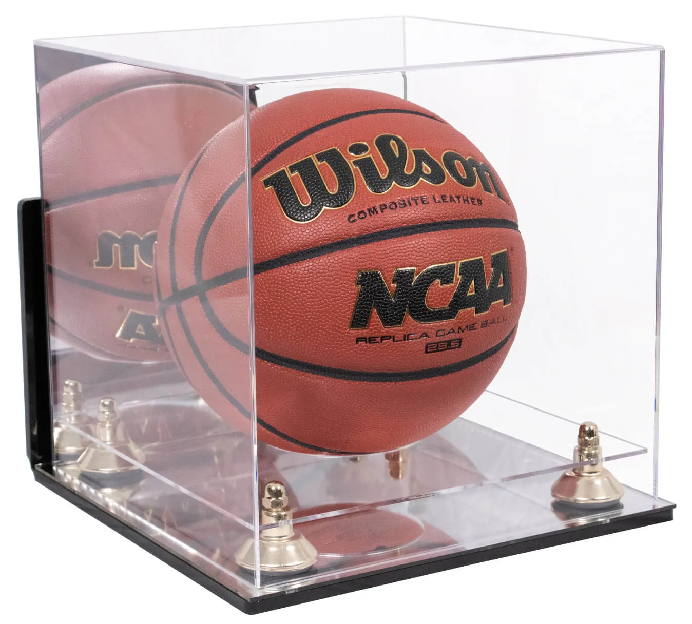 Acrylic Full Size Basketball Display Case - Mirror no Wall Mounts (B01/A001)