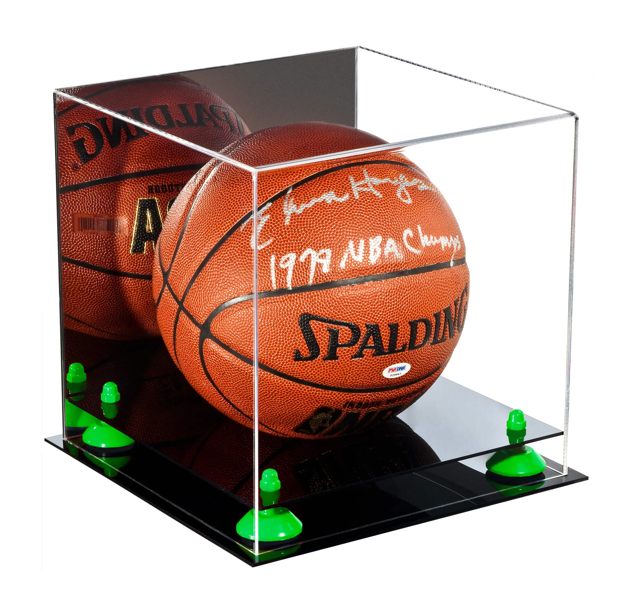 Acrylic Full Size Basketball Display Case - Mirror no Wall Mounts (B01/A001)