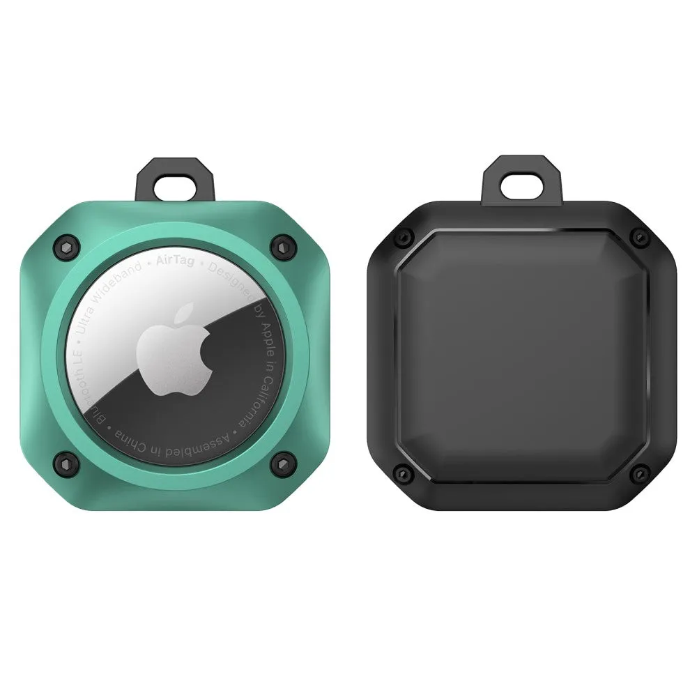 AirTags TPU cover with key ring - Green