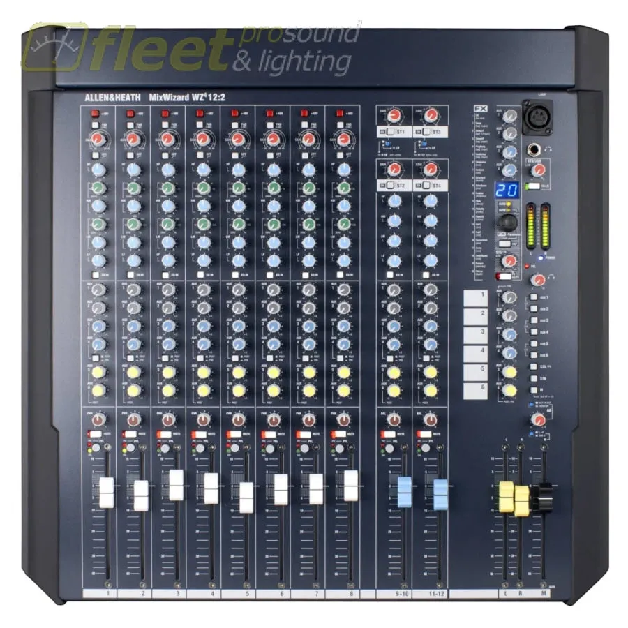 Allen & Heath Mix Wizard WZ4 12:2 Desktop Rack Mountable Mixer W41202