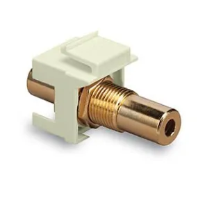 Allen Tel ATSTEO-35-09 3.5 mm Stereo Female to Female Coupler, Ivory