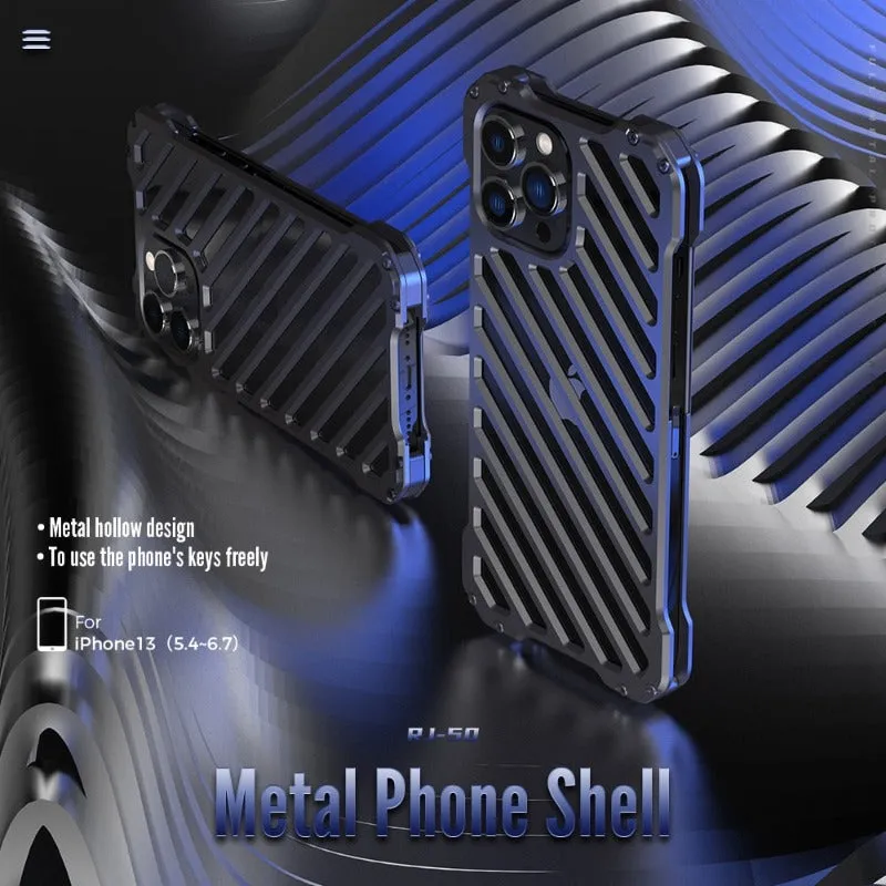 Aluminum Armor Metal Phone Case For iPhone