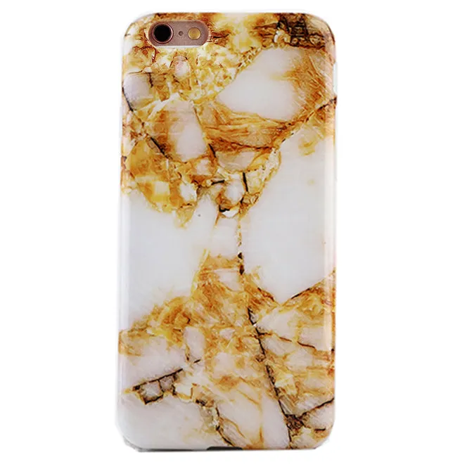 Amber Gold Marble iPhone Case