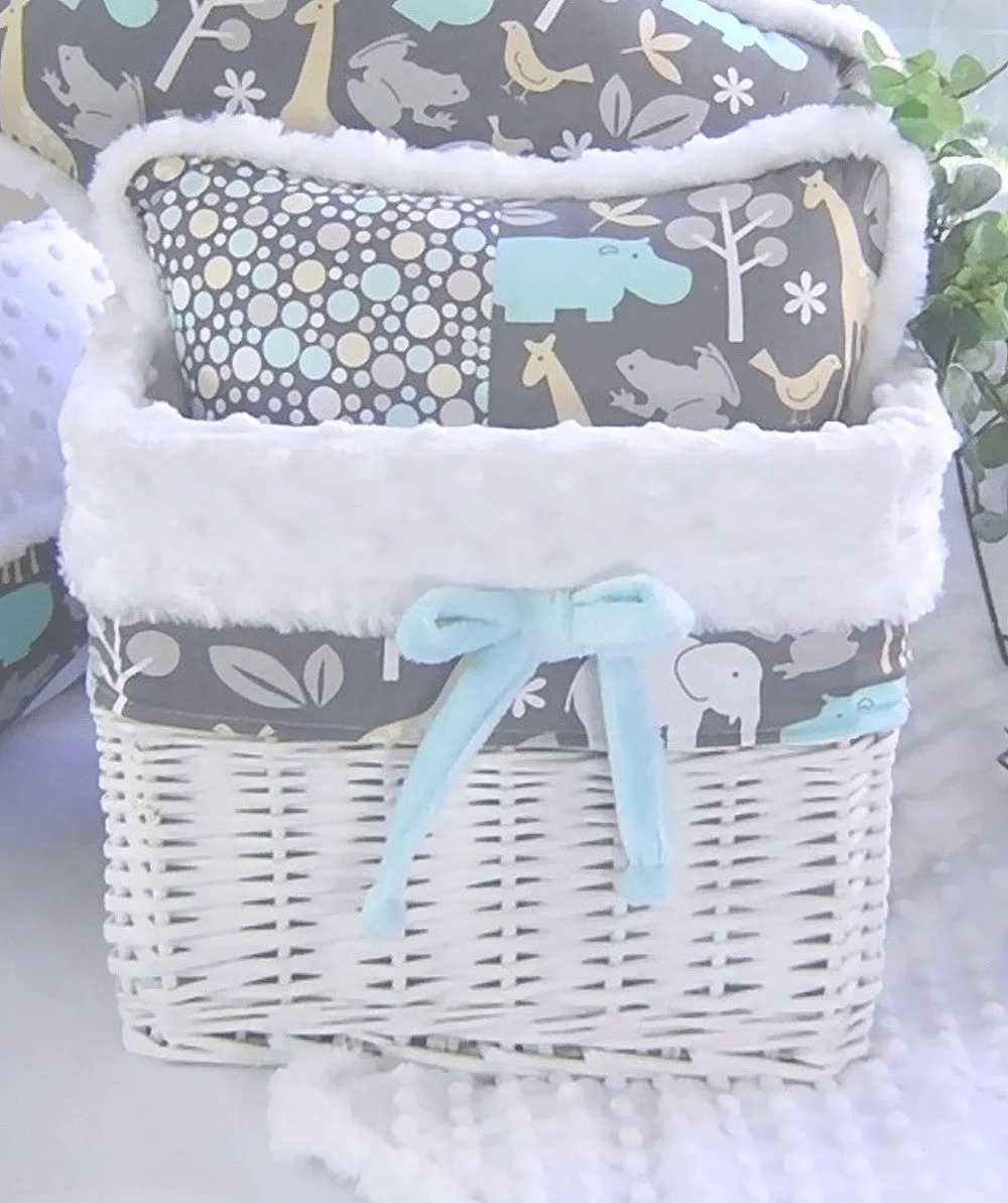 Animal Cookies Bleu Nursery Hamper