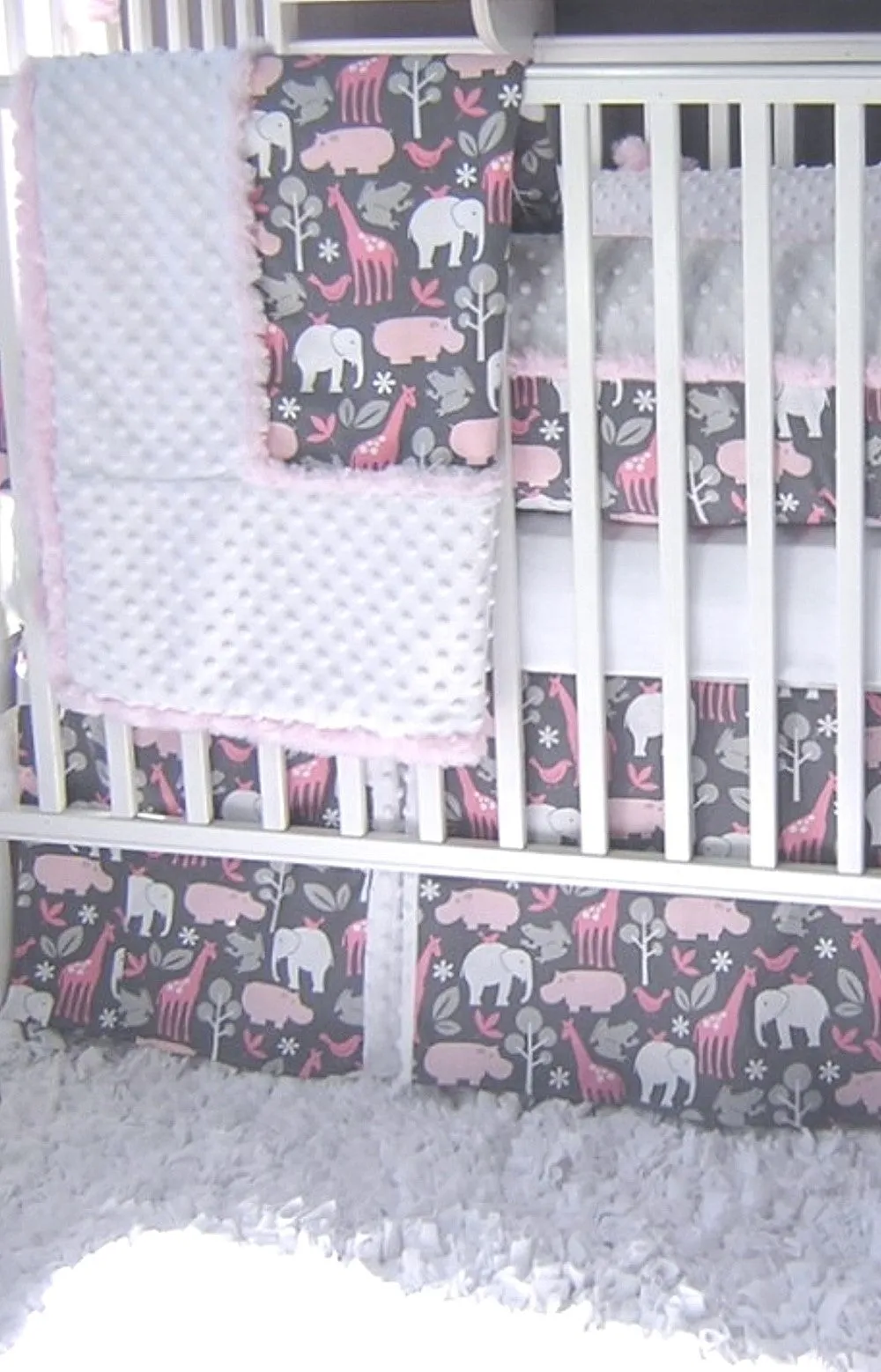 Animal Cookies Pink Window Valance