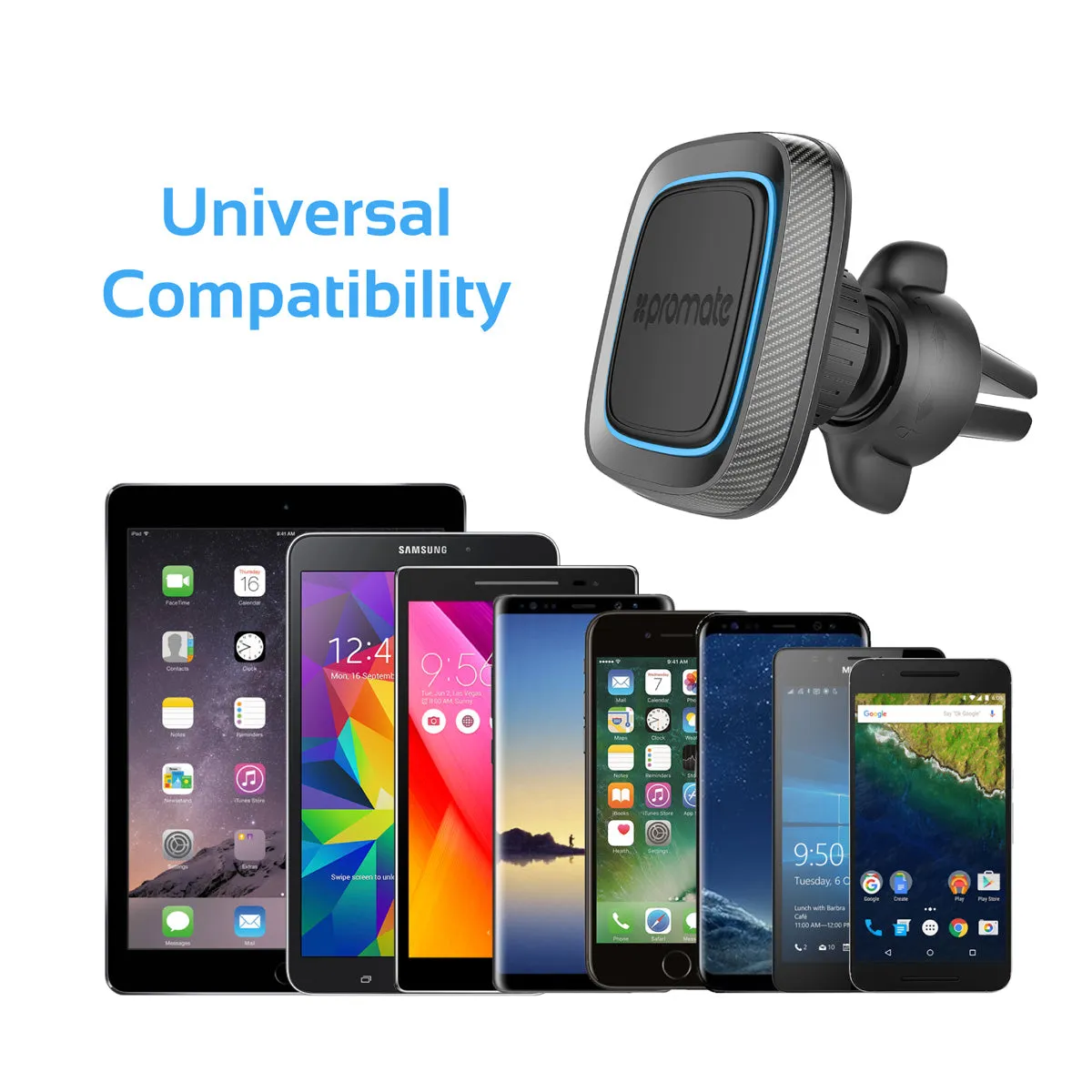 Anti-Slip Magnetic Car AC Vent Smartphone Mount