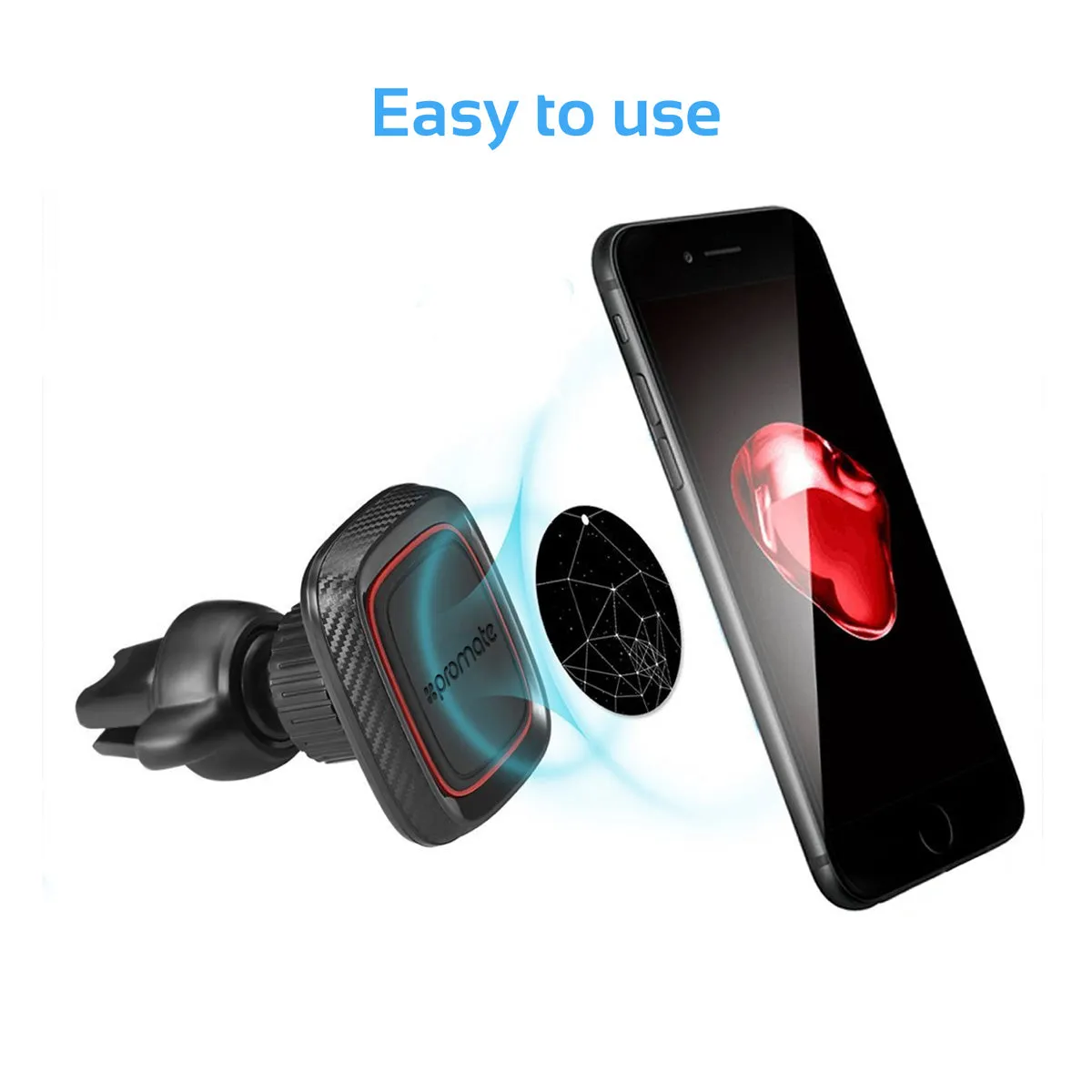 Anti-Slip Magnetic Car AC Vent Smartphone Mount