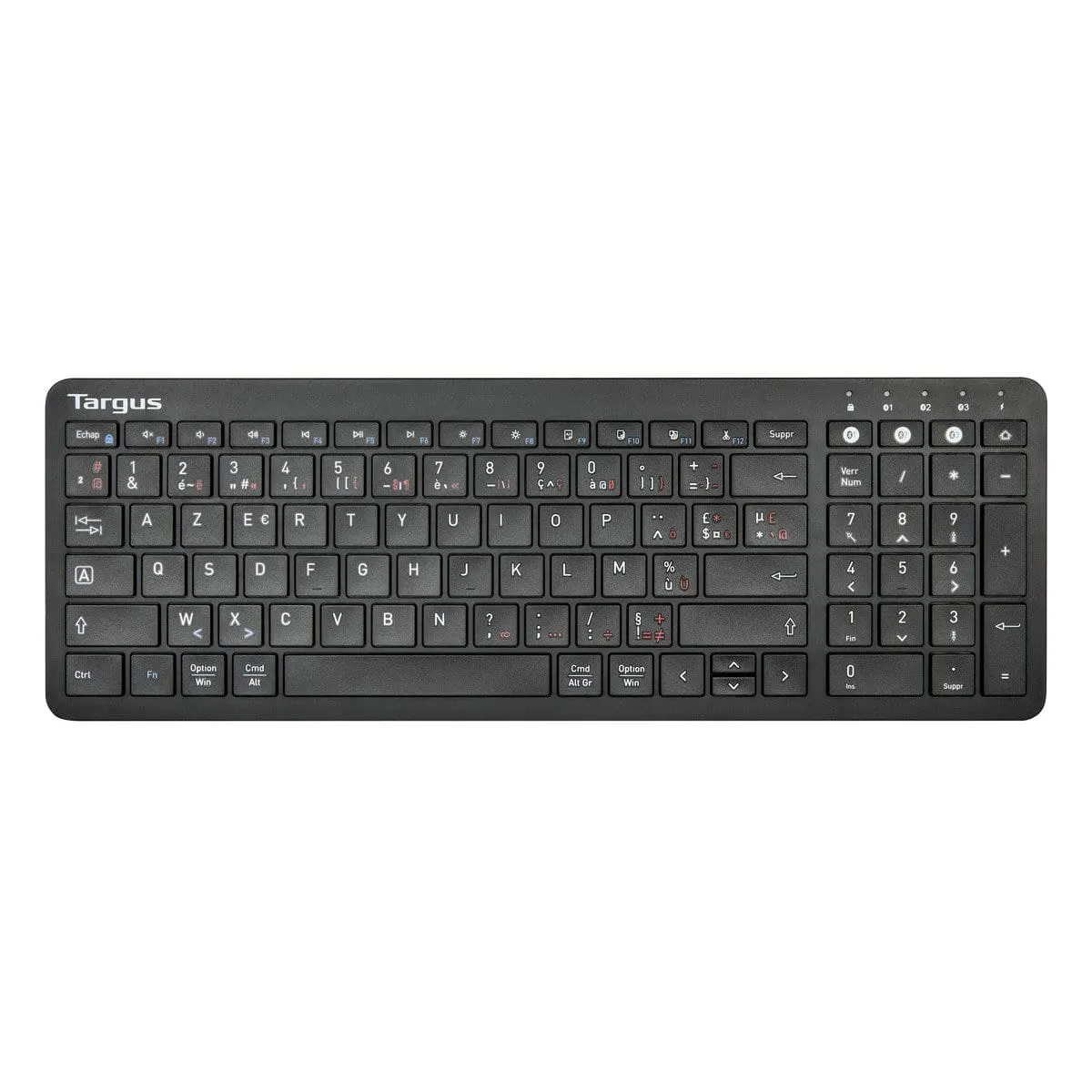 Antimicrobial Universal Midsize Bluetooth Keyboard (Belgian)