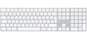 Apple Magic Keyboard With Numeric Keypad - Keyboard - Bluetooth - Arabic - Silver