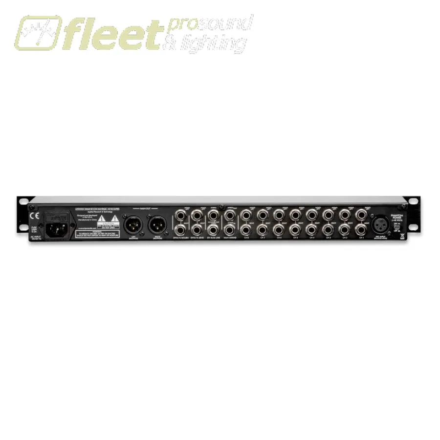 ART MX822 – 8 Channel Stereo Rackmount Mixer