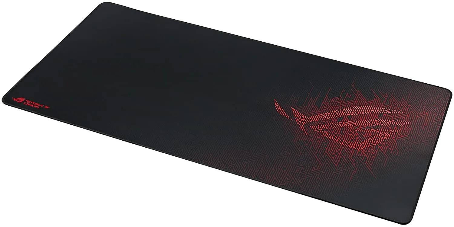 ASUS ROG Sheath Extended Gaming Mouse Pad - Ultra-Smooth Surface for Pixel-Precise Mouse Control | Durable Anti-Fray Stitching | Non-Slip Rubber Base | Light & Portable