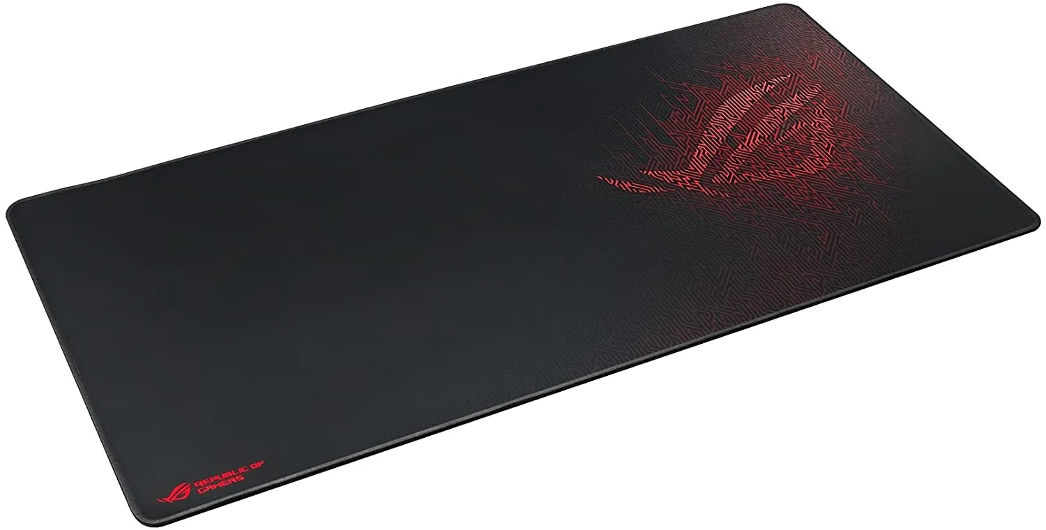 ASUS ROG Sheath Extended Gaming Mouse Pad - Ultra-Smooth Surface for Pixel-Precise Mouse Control | Durable Anti-Fray Stitching | Non-Slip Rubber Base | Light & Portable