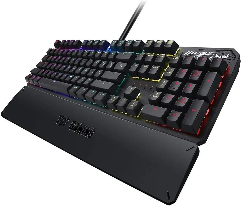 ASUS 華碩 TUF Gaming K3 RGB 機械遊戲鍵盤 (紅軸)(90MP01Q0-BKUA00)