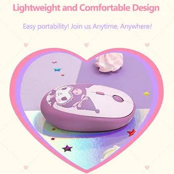 Authentic★Sanrio★My Melody and Kuromi Multi Pairing Wireless Silent Mouse★Sleep Mode/ Invisible