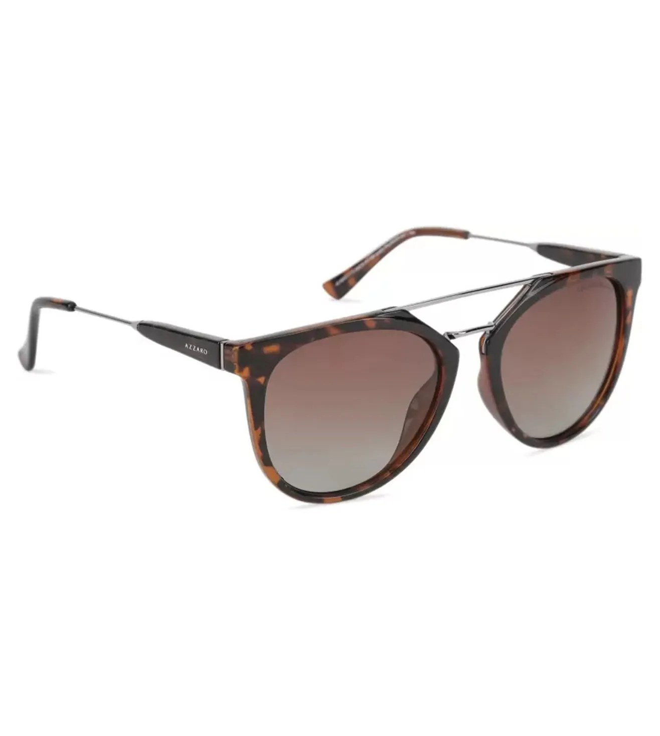 Azzaro Men's Brown Round Sunglasses